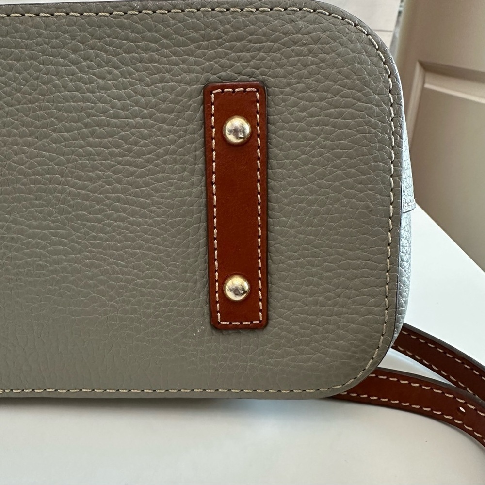 Dooney and Bourke Pebble Grain Brielle gray in color - Picture 7 of 16